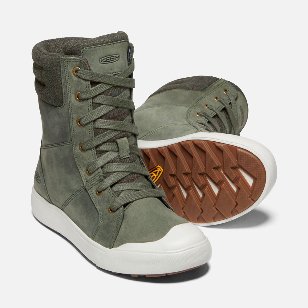Keen Sneaker Kängor Dam Mörk Gröna - Elena - 486310VFL